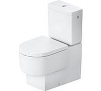 WC sur pied Duravit Balcon 207009AC00 37x65cm, 4,5 l, sans bride, sortie horizontale, finition satinée blanc