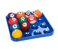 Support de balle de billard - Support de boule de billard - Support de boule de billard en ABS - Accessoire de table de billard pour 16 balles - Taille de réglage complète - 9,84 x 9,84 pouces