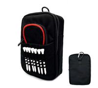 Support de Balle de Golf - 14 x 5 x 21 cm - Pochette pour Accessoires de | golf, sac de rangement multi-poches pour balles de golf, organiseur de tees de protection robuste | Étui de transport pour