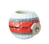 Support de balle de golf - étui magnétique monté sur chariot, accessoire compact prenant en charge le transport de la balle positionnement-fumeur pendant le jeu | Organisateur Pra