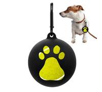Support de balle de tennis avec fixation de laisse pour chien - Support léger en silicone pour balle de chien, suport de jouet pour animaux de compagnie à griffe creuse | Accessoire d'entraînement ma