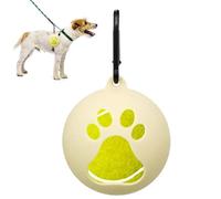 Support de balle de tennis pour chien - En silicone - Jouet mains libres pour chien - Appareil d'entraînement portable pour chien - Pour balles de taille standard, toutes les races
