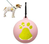 Support de balle pour chien - Mallette de balle de tennis en silicone, mains libres - Fixation au plomb | Rangement portable pour jouets pour animaux de compagnie, détenteur multifonction pour chiots