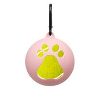 Support de balle pour chien pour laisse - Sac de balle de tennis en silicone - Outils pratiques de dressage de chiens, fixation de laisse pour chien mains libres pour le dressage, de taille Stan