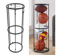 Support De Balle Vertical, Organisateur De Balle Multifonction, Stockage De Balle Pour Football, Volley-Ball, Basketball, Cage De Rangement, Pour Enfants, Garage, Chambre, Usage Familial