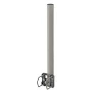 Support de balustrade en acier galvanisé de balcon pour antenne parabole Megasat 60cm diamètre 65mm