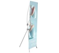 Support de bannière X, sacs durables avec trépied pour stands de salons commerciaux, arrière-plans d'événements, affichage de vente au détail argent 3pcs