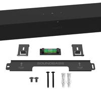 Support De Barre De Son Pour Barre De Son Sonos Ray Avec Tout Le Matériel De Montage Nécessaire, Support Mural Flottant Pour Barre De Son Sous La Tv Ou Au-Dessus, Facile À Installer, Noir