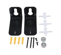 Support de barre de son pour Samsung HW-N850 Q90R - Support mural double bras fixe profil bas maintien sécurisé noir