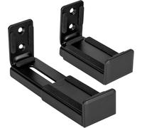 Support De Barre De Son Universel, Lh067 Soundbar Bracket Ajustable - Support Mural Pour Haut-Parleurs Et Barre De Son, Support Universel, De 2 Pièces, Noire