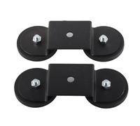 Support de Barre Lumineuse, 2 Pièces Supports de Phares Avants Montage Magnétique Avec Solide Ventouse à Base LED Toit Puissant Lot Fixation Tout-terrain Universelle pour SUV Voiture