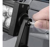 Support De Barre Lumineuse, Support De Montage Latéral, Support De Fixation Pour Barre Lumineuse À Led, Pour Véhicule Tout-Terrain Voiture Camion