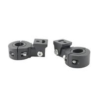 Support de barre lumineuse Supports de phares réglables pour moto, kit universel de montage de phares modifiés pour pare-chocs, diamètre intérieur 18-32 mm Phare Support de serrage