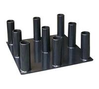 Support de barre olympique Softee Noir 50x20x50 cm Unisex