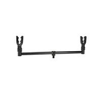 Support De Barre Transversale Pour Canne À Pêche À La Carpe, Barres Buzz, Support De Dosette, Noir Pour 2 Cannes, 25cm, 30cm, 45cm