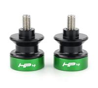 Support de basculante CNC pour BMW S1000RR S1000R S1000XR HP4 8MM Bras oscillant curseurs bobines CNC Bras oscillant vis de Support(Green HP4)