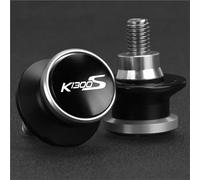 Support de basculante CNC Vis de Support de Moto pour BMW K1300S 2009-2017 2016 2015 2014 2013 2012 2011 2010, bobines de Bras oscillant CNC de 8MM, Curseur arrière(Sliver 8M)