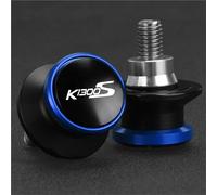 Support de basculante CNC Vis de Support de Moto pour BMW K1300S 2009-2017 2016 2015 2014 2013 2012 2011 2010, bobines de Bras oscillant CNC de 8MM, Curseur arrière(Blue 8M)