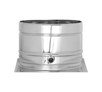 Support de base avec purge latérale - double paroi - Tecnovis TEC-DW-CLASSIC 100mm