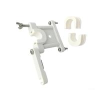 Support de base d'antenne marine en nylon et plastique pour radio VHF UHF Ham Yacht Bateau Deck Installation Blanc Support réglable