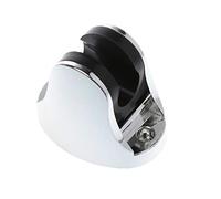 Support de base de douche chromé pour salle de bain - Support mural réglable pour tête de soutien-gorge, savon de voyage