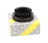 Support de base de fleurs rond pour arrangements floraux Ikebana avec grenouille à aiguilles en acier à pointes et joint en caoutchouc pour éviter d'endommager le vase (D46)