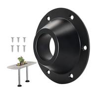 Support De Base De Table De VR | Perçage De Plancher En Aluminium Pied-Slectal Table Table Cadre En Argent Silver Black Set Avec Vis | Support De Montage De Table De Bateau Pour Les Tables De