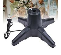 Support de Base électrique pour Sapin de Noël, Rotatif, réglable sur Deux Niveaux, Base rotative à 360 degrés, Compatible avec Les poteaux de 0,9 à 1,25 po, pour décoration de Sapin de Noël