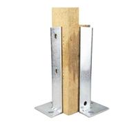 Support de base for poteau clôture, lot 2, bases galvanisées, supports for terrasse et garde-corps