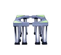 Support de base pour machine à laver et réfrigérateur Tambour Machine à Laver Base acier inoxydable Réglable en Hauteur 29-32cm Socle Lave Linge Sèche-linge Longueur/Largeur 45-65cm