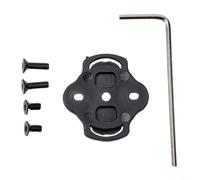 Support de base pour ordinateur de vélo - Pièce de réparation fixe pour siège mâle compatible avec Edge GPS Accessoires de cyclisme - Support de rechange en plastique noir