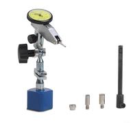 Support de base réglable pour indicateur de test à cadran avec construction en acier, précision de 0,01 mm, et bouton de verrouillage pour un positionnement flexible