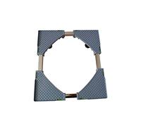 Support de base réglable pour machine à laver et sèche-linge, réduction longueur/largeur réglable 45-68 cm, cadre de base pour congélateur, réfrigérateur, grand support en bois