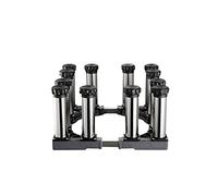 Support de base réglable pour machine à laver pour éviter les rayures, les bosses, sèche-linge réglable, longueur/largeur de la base de l'étagère 40-65 cm, support de réfrigérateur multifonc