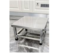 Support de base robuste pour climatiseur - Palette en acier inoxydable robuste pour un rangement sûr - Étagère carrée polyvalente pour la maison, l'entrepôt et le supermarché