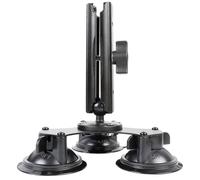 Support de base triple ventouse pour voiture avec boule de 25 mm pour support de téléphone, compatible avec les supports RAM et autres bras à double boule de taille B (ventouse triple boule de 2,5 cm