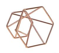 Support de baseball en acier au carbone avec galvanoplastie pour un affichage sécurisé pour balle de golf, balle de tennis et softball dans n'importe quelle pièce (or rose)