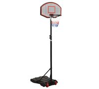 Support de Basket-ball 216-250 cm Polyéthylène Poteau Multicolore vidaXL