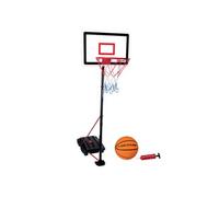 Dunlop – Set de basketball – Panier réglable 165–205 cm – Ballon & pompe inclus – Noir/Blanc/Orange