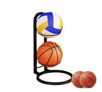 Support de basket-ball, présentoir de volleyball en fer - Organisateur de ballons multifonctionnel pour chambre à coucher, salon, garage