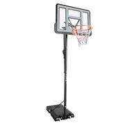 Support de basket-ball réglable en hauteur de 170 à 305 cm | Panier de basket-ball avec support, 2 roues et sac de poids, système de basket-ball mobile pour enfants et adultes