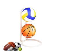 Support de basket-ball, support de basket-ball, support de présentation de volley-ball, en fer, organisateur de balle multifonction, pour chambre à coucher, salon, garage