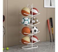 Support de basket-Ball, support de Football vertical, support de Football, 2/3/4 niveaux, support de stockage de ballons de sport, présentoir pour magasin de sport (White 4 layer)