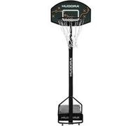 HUDORA Pied de Basket Playoff 205 - Panier de Basket réglable en Hauteur pour Enfants & Adolescents - Panier de Basket Mobile d'extérieur - Panier de Basket sur Pied avec roulettes
