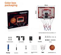 Support De Basketball Pour Enfants En Lumière Rouge Grande Taille Nouveau Produit Amazon Cross-Border Jouet Sportif D'intérieur Et D'extérieur