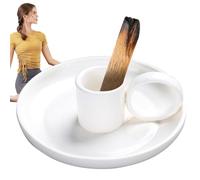 Support de bâtons de cèdre Santo, Support de brûleur Holy Santo Bol de | Brûleur à bois sacré pour bâtons de bois sacré, herbes blanches, rituels de bavures, nettoyage,