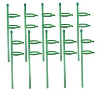 Support de bâtons de Plante, enjeux Plante 10pcs 12 Pouces avec Une Bague retenue réglable 20 pc, enjeux Jardin pour légumes en Pot à Tomate Amaryllis