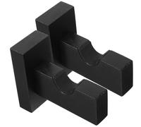 Support de Batte en Bois Mural Noir, pour Baseball | Râtelier Stable, Fixation Murale, Rangement et Présentation, Usage Domestique, Bois, Noir, pour Batte