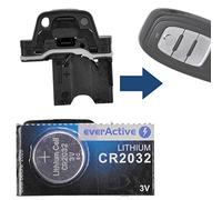 Support de batterie + 1 pile CR2032 pour clé intelligente Audi Q3 Q5 A4 S4 A5 S5 R8 TT