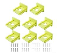 Support de batterie 18 V pour rangement vertical, se monte facilement sur les murs, prend en charge les batteries P102, P103, P104, maintient un espace de travail propre (8 pièces)